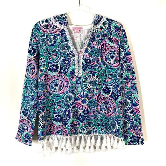 Lilly Pulitzer | Harmon Popover Multicolor The Swim Hoodie S - Picture 1 of 8